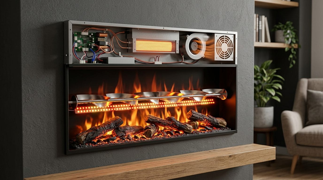 Elektrikli Şömine Nasıl Çalışır? Şömine Teknolojisi 4 Elektrikli Şömine
