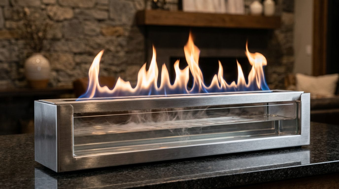 Bioethanol Burner Nedir? Çalışma Prensibi ve Türleri 3 9. Endüstriyel ve Mimari Kullanım Alanları (B2B ve OEM Projeleri)